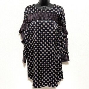 Banana Republic Woman 100% SILK Long Sleeve Tunic Dress Size 4P